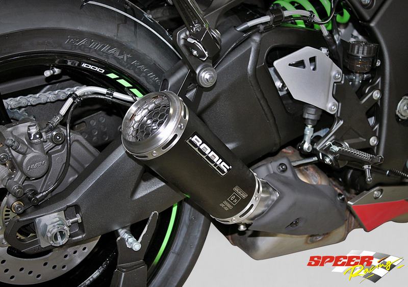 BODIS / ボディス Slip-On GPC-RSII-GEX Stainless Steel Black Catalyzer : Original EU Homologated | KZX10R-092