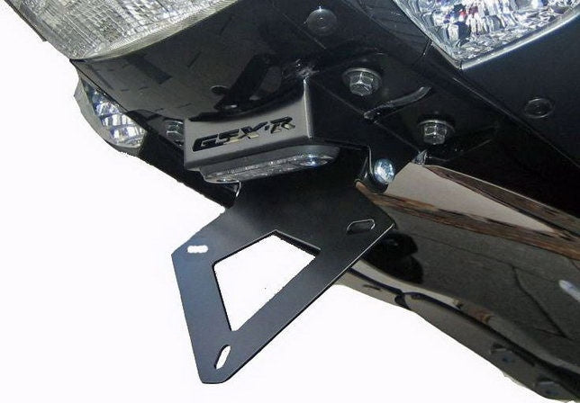 BODIS / ボディス License plate bracket (2005-2006) Stainless Steel Black Powder-Coated | SGSXR1000-088