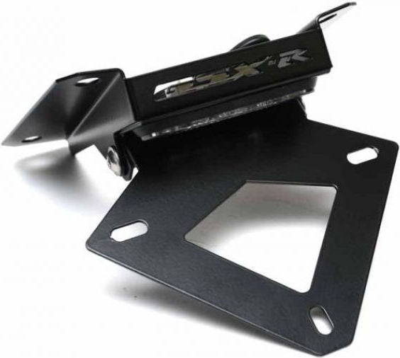 BODIS / ボディス License plate bracket (2006-2007) Stainless Steel Black Powder-Coated | SGSXR600-035