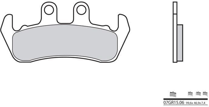BREMBO / ブレンボ ブレーキパッド 07GR1506 オーガニック | 07GR1506