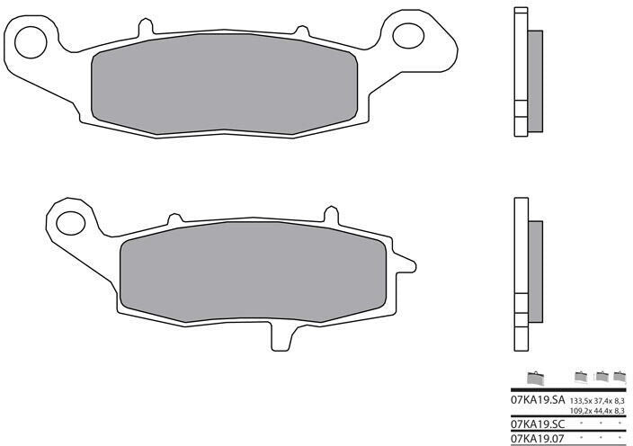 BREMBO / ブレンボ ブレーキパッド 07KA1907 オーガニック | 07KA1907