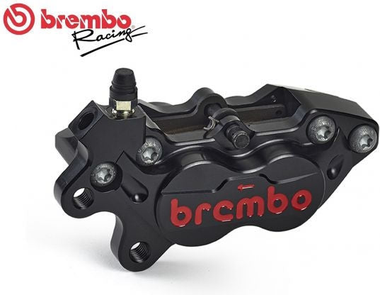 Brembo / ブレンボ BLACK WITH RED LOGO FRONT AXIAL LEFT BRAKE CALIPER CNC P4-40RR | 20475657