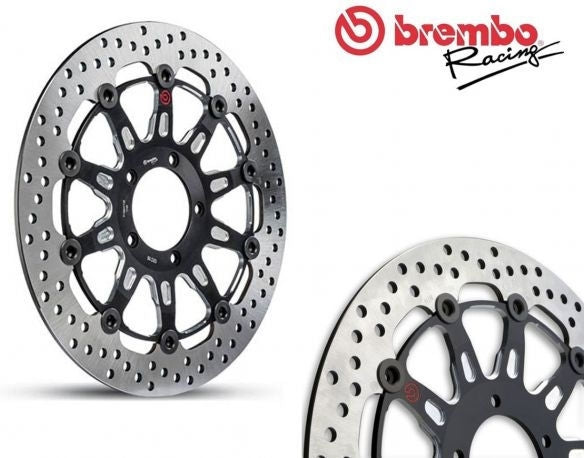 Brembo / ブレンボ PAIR OF FRONT THE GROOVE BRAKE DISCS DUCATI PANIGALE V2 2020-2022 | 208B47011