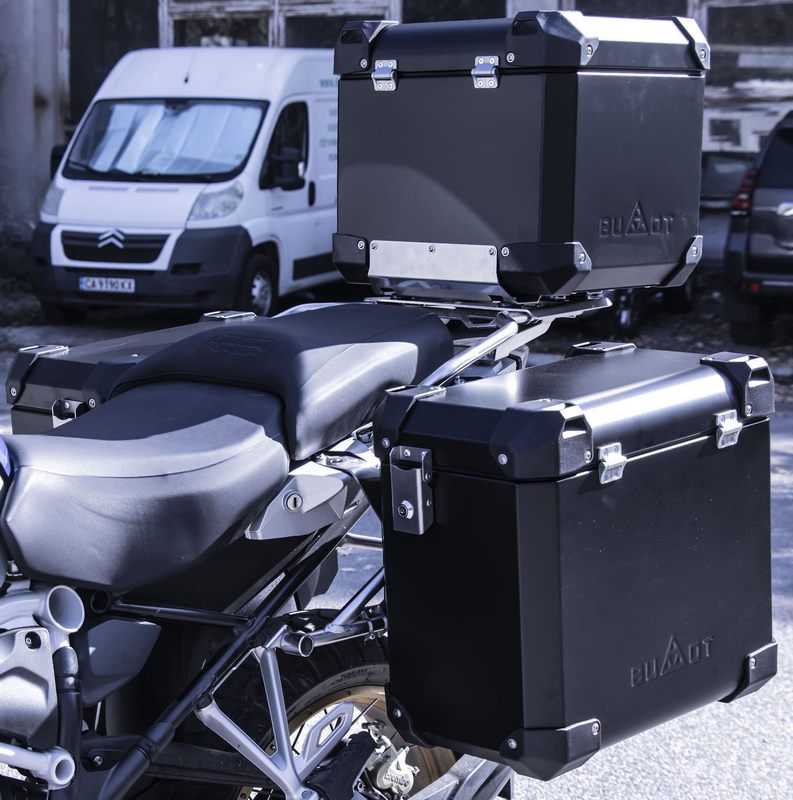 トップケース(トップマウント含む、未処理アルミニウム製)