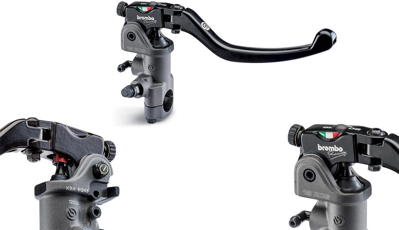 CNC Racing RADIAL BRAKE MASTER CYLINDER BREMBO 19RCS FOLD-UP LEVER 18-20 RATIO Black | 110A26310