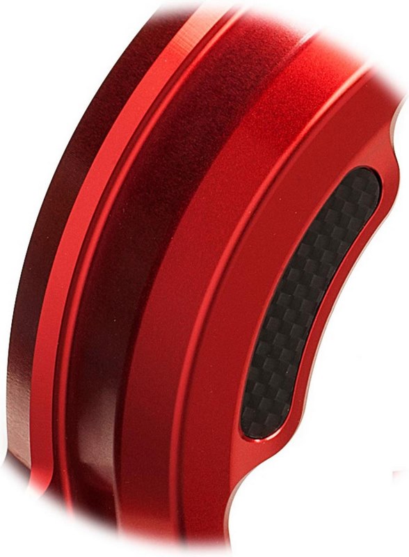 CNC Racing Clear oil bath clutch cover with carbon fiber inlay for Ducati Panigale Pramac Racing Lim. Ed. Red | CA201RPR