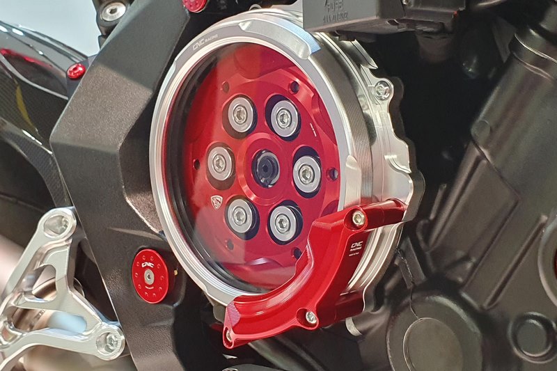 CNC Racing Clear cover oil bath clutch MV Agusta - Protector | CAP02
