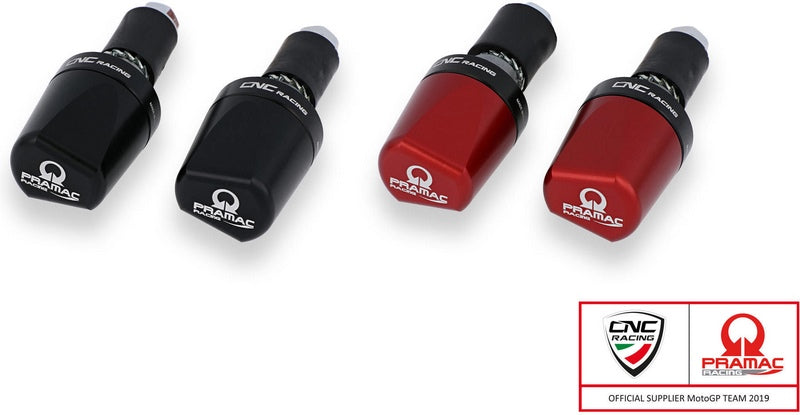 CNC Racing Handlebar ends LOOK Pramac Racing Limited Edition Red | CM236RPR