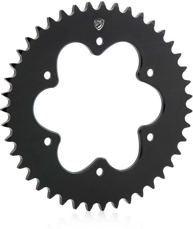 CNC Racing Ring gear Z38 P520 6 holes Ducati Black | CN550B