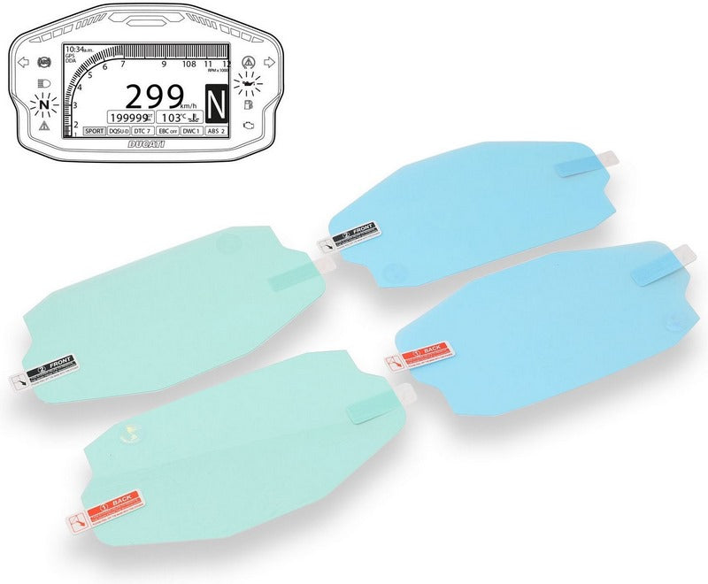 CNC Racing Dashboard Screen Protectors Ducati Panigale Natural | DP001N