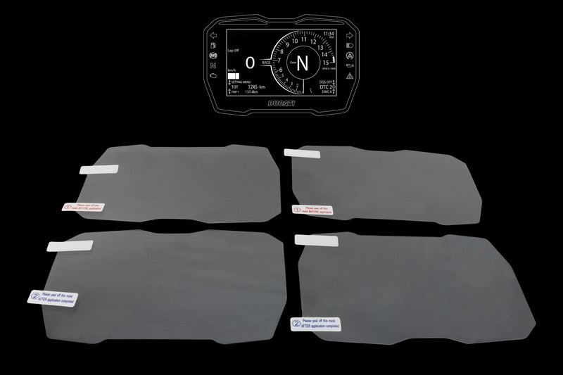 CNC Racing Dashboard Screen Protectors Ducati Streetfighter V4 Natural | DP012N