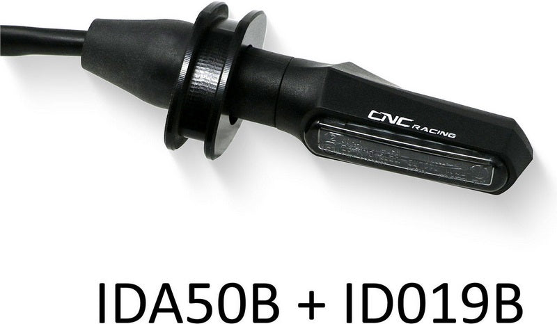 CNC Racing Turn Indicator - Mounting adapters license plate holder Black | IDA50B