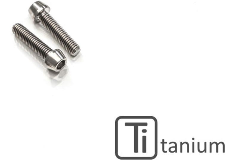 CNC Racing Screws set Brake or clutch lever perch pinch M6x25 (2 pcs) - Titanium Titanium | KV370X