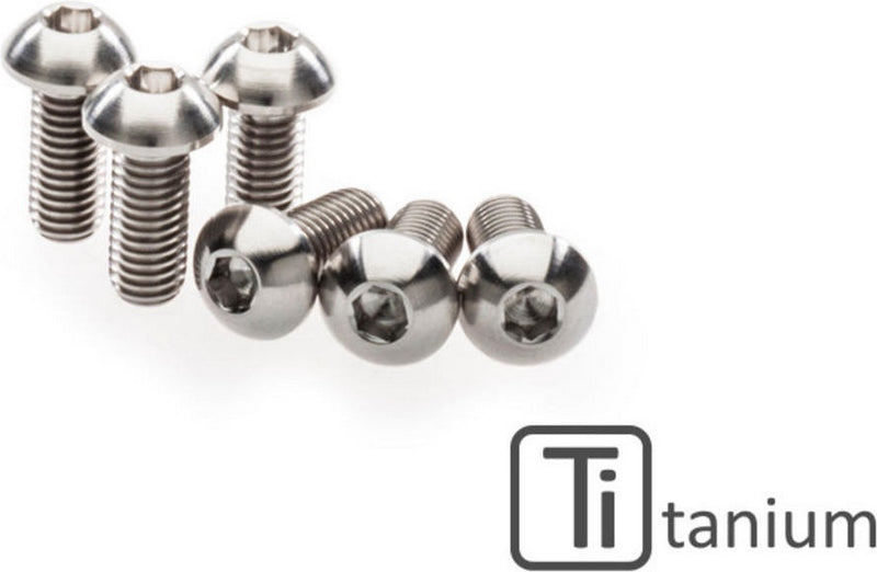 CNC Racing Screws set front brake disc M8x20 (6 pcs) - Titanium Titanium | KV375X