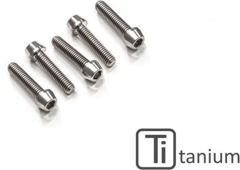 CNC Racing Screws top triple clamp M6x30/M8x30 (4/1 pcs) - Titanium Titanium | KV386X