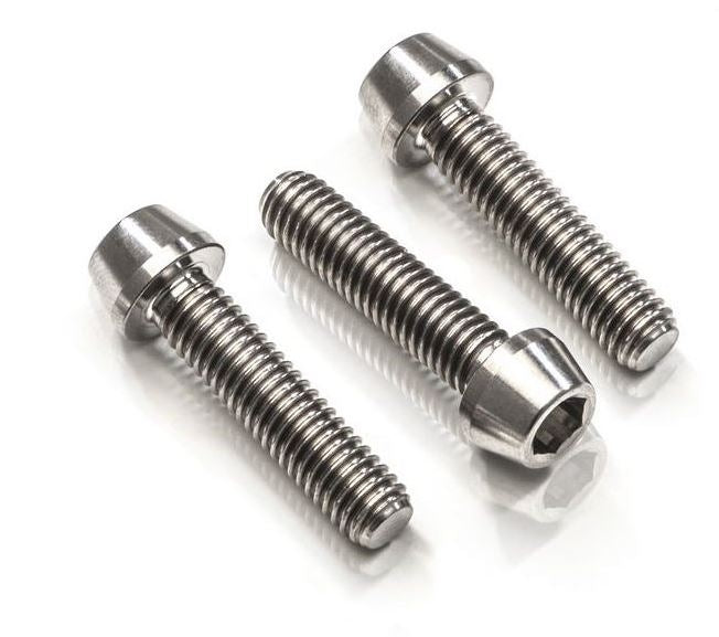CNC Racing Screws top triple clamp M8x30 (3 pcs) - Titanium Titanium | KV389X