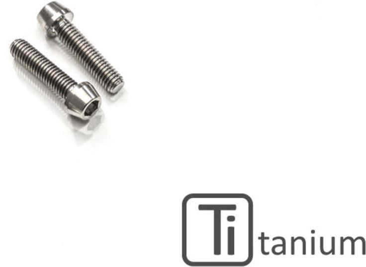 CNC Racing Front sprocket cover screws M6x16 (2 pcs) - Titanium Titanium | KV405X