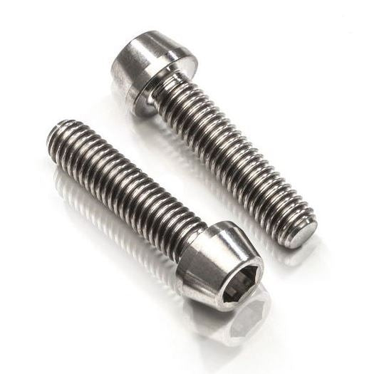 CNC Racing BREMBO MASTER CYLINDER CLAMP CNC Racing screw set (2 pcs) - Titanium Titanium | KV427X