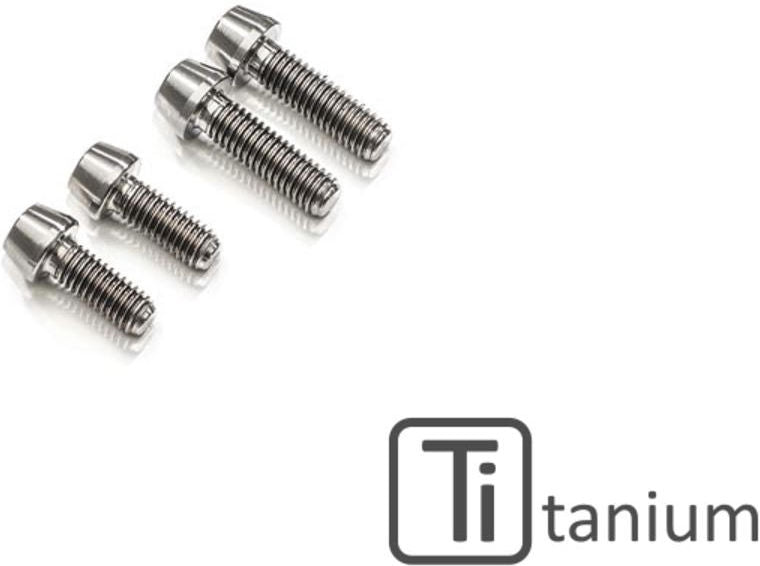 CNC Racing HEADLIGHT SCREW SET (4 pcs) - TITANIUM Titanium | KV440X