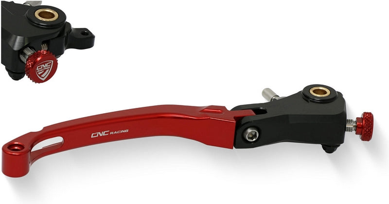 CNC Racing Brake lever Race - folding Red | LBR04R