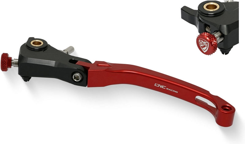 CNC Racing Clutch lever Race - folding Red | LCR12R