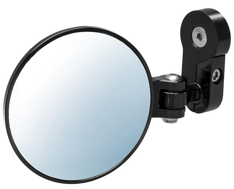 CNC Racing Bar end mirror Rocket - left Ø 94.5mm Black | MR704B