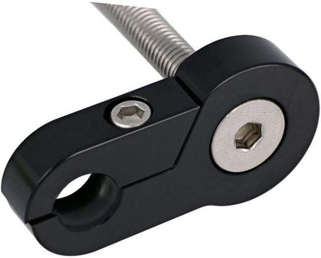 CNC Racing M8 Screw Adapter for bar-end mirror Rocket - LHS Black | MRA02B