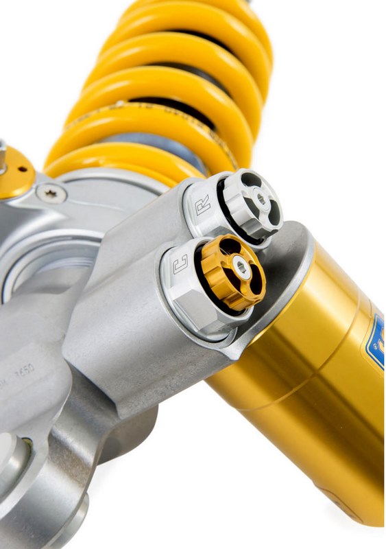 CNC Racing Mono Ohlins DU468 Shock TTX GP Ducati Panigale V4 Silver | OH468S