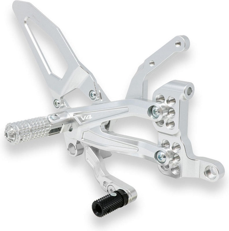 CNC Racing Adjustable rear sets RPS Ducati Panigale V4 series for V4 V4 S and V4 Speciale | PE406