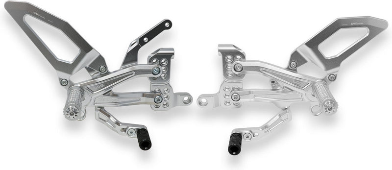 CNC Racing Adjustable rear sets RPS Ducati Panigale V4 series for V4 V4 S and V4 Speciale - EASY | PE407