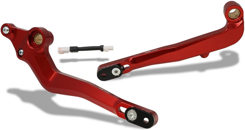 CNC Racing Gear/Rear brake levers kit Ducati Hypermotard 950 - SLIDE | PEC03