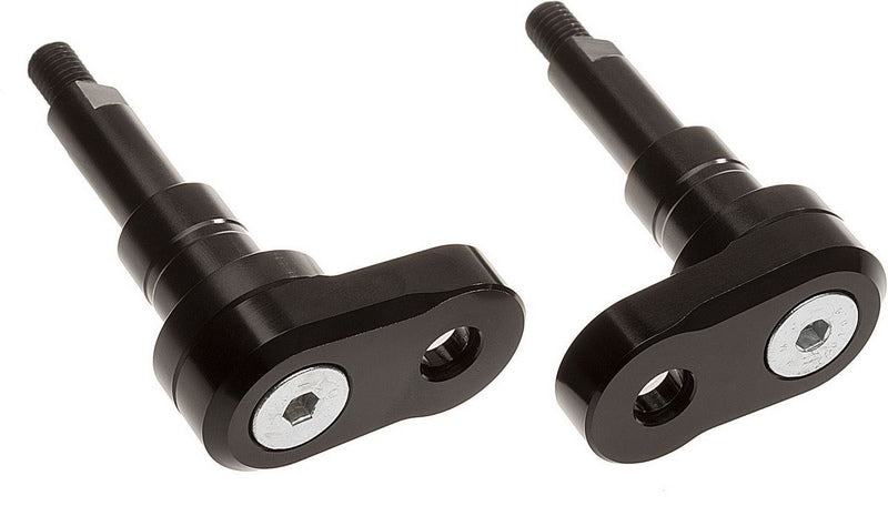 CNC Racing Rider footpeg kit eccentric adjustable 24 positions - Ducati Black | PER01B