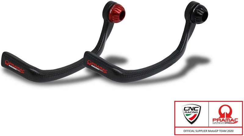 CNC Racing Clutch-Guard Carbon Race - Protection clutch lever glossy carbon Pramac Racing Limited Edition Black | PL250KBPR