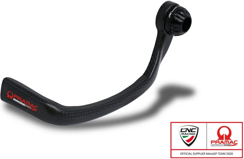 CNC Racing Clutch-Guard Carbon Race - Protection clutch lever glossy carbon Pramac Racing Limited Edition Black | PL250KBPR