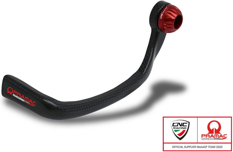 CNC Racing Clutch-Guard Carbon Race - Protection clutch lever glossy carbon Pramac Racing Limited Edition Red | PL250KRPR