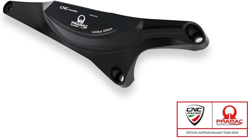 CNC Racing Alternator cover RPS left side Ducati Panigale - Pramac Racing Limited Edition Black | PR302BPR