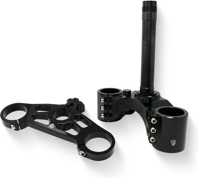 CNC Racing Triple clamps Ducati 1098 1198 Ø53-53 mm - Adjustable offset Black | PS511B