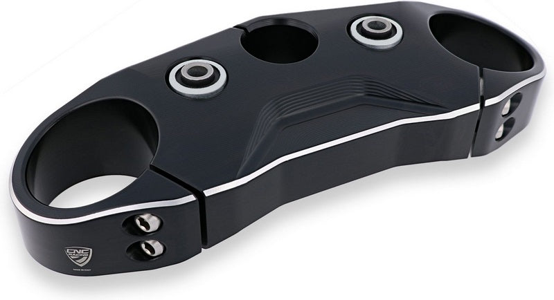 CNC Racing Triple clamps Ducati XDiavel - Top Yoke Black/Silver | PST10BS