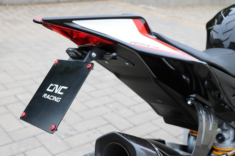 CNC Racing Adjustable license plate Aprilia Black | PT103B