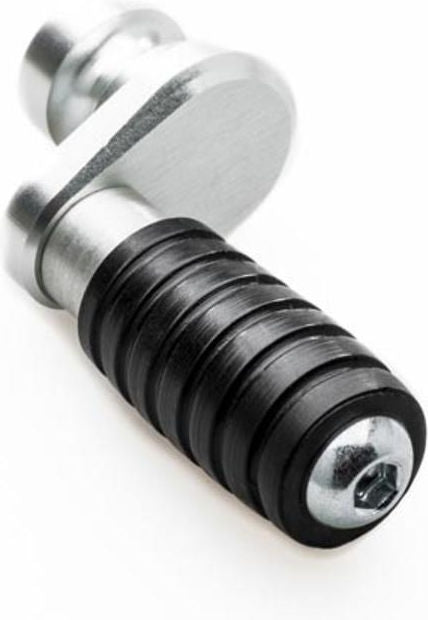 CNC Racing Fixed gearshift or rear brake lever peg - eccentric Silver | RP902S