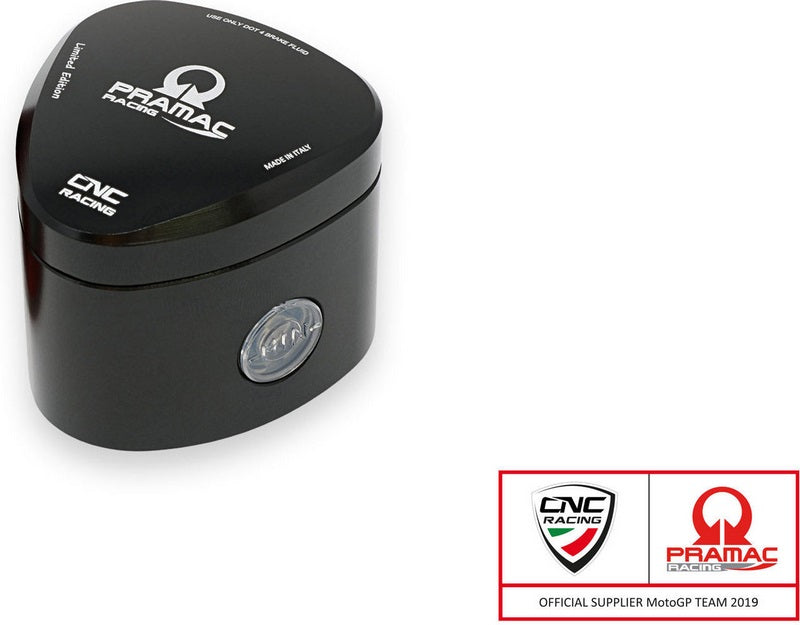 CNC Racing Fluid reservoir front brake 25 ml REBEL - Pramac racing Limited Edition Black | SE501BPR
