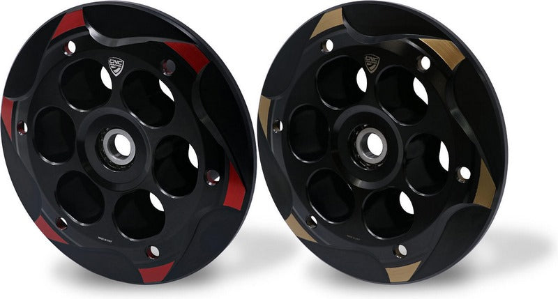 CNC Racing / シーエヌシーレーシング Slipper Clutch pressure plate MV Agusta with bearing - Bicolor Black/Red | SP301BR