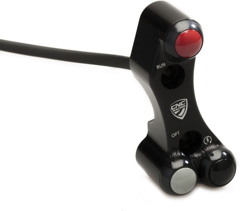 CNC Racing Right handlebar switch - OEM and RCS Brembo brake master cylinder Black | SWD09B