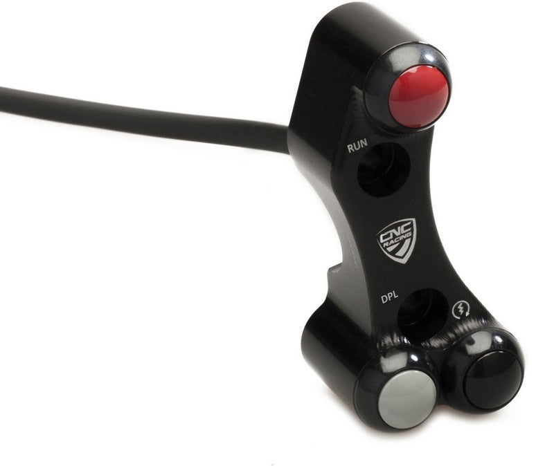 CNC Racing Right handlebar switch - OEM and RCS Brembo brake master cylinder Black | SWD14B