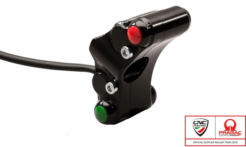 CNC Racing Left handlebar switch Pramac Racing Lim. Ed - street use Black | SWD18BPR