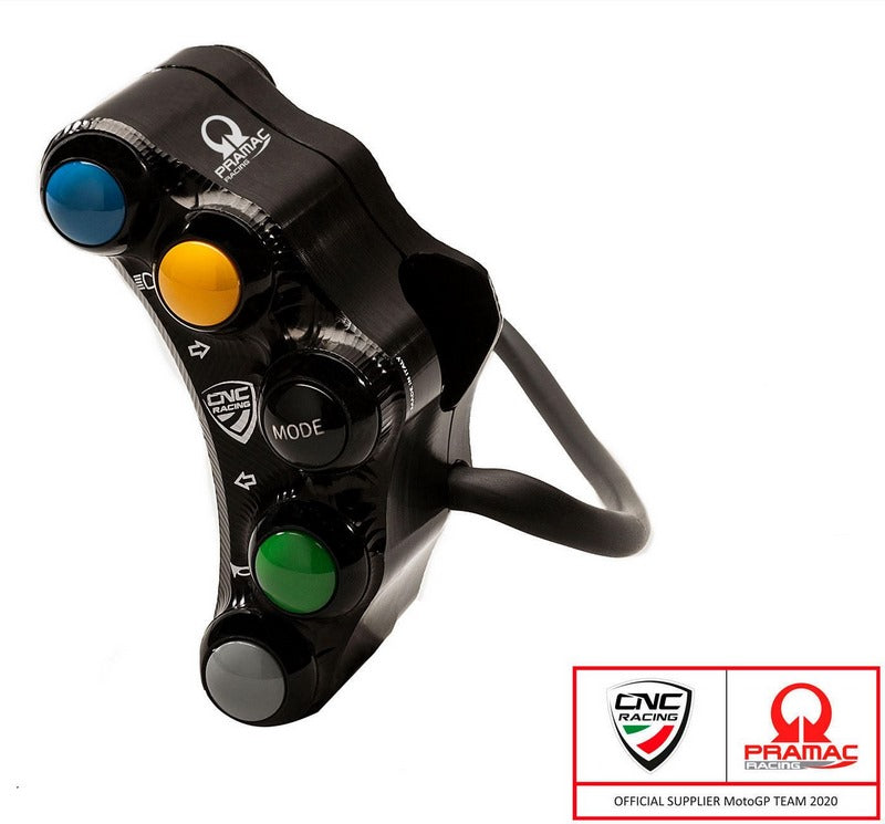 CNC Racing Left handlebar switch Pramac Racing Lim. Ed - street use Black | SWD18BPR