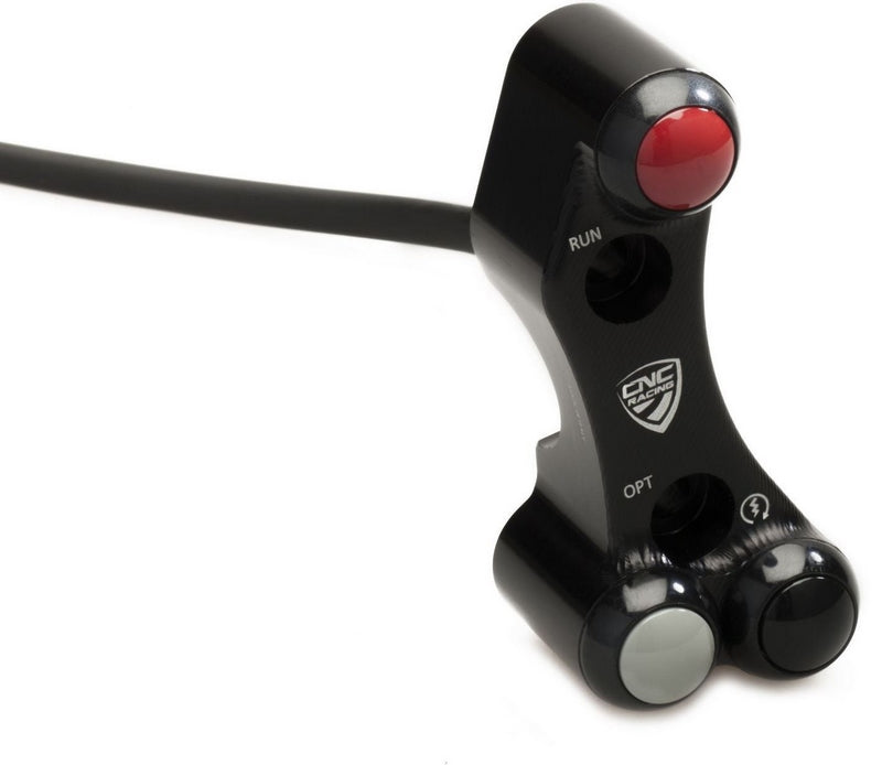 CNC Racing Right handlebar switch - OEM and RCS Brembo brake master cylinder Black | SWM02B