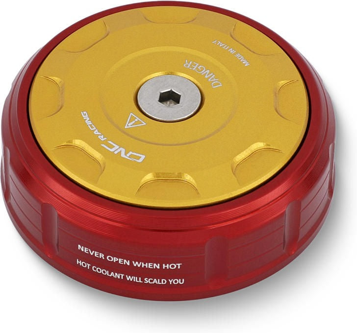 CNC Racing Radiator cap cover Ducati BICOLOR | TA155