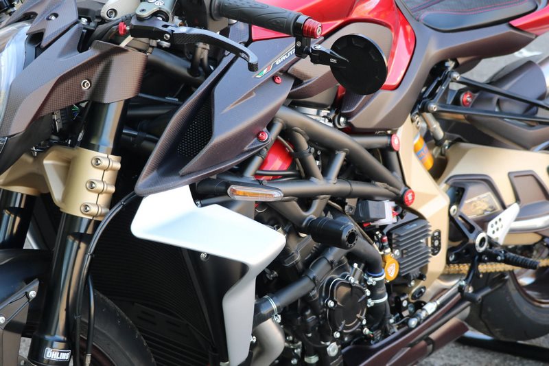 CNC Racing Frame crash protectors MV Agusta Black | TC321B