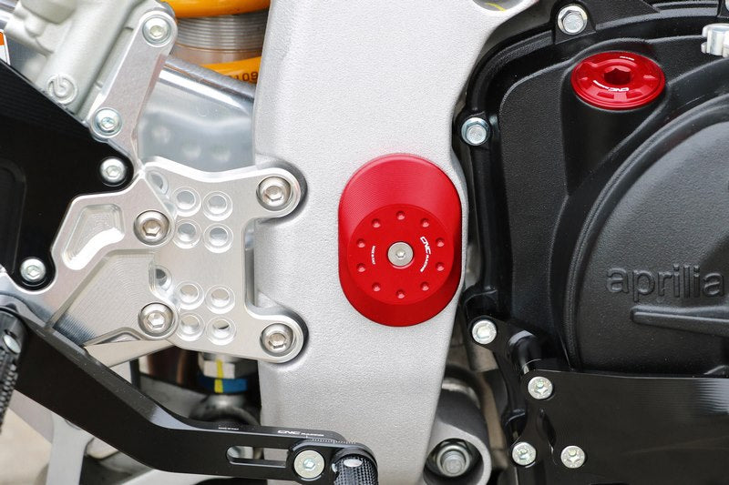 CNC Racing FRAME CAPS SET SWINGARM PIVOT AXLE APRILIA | TT348